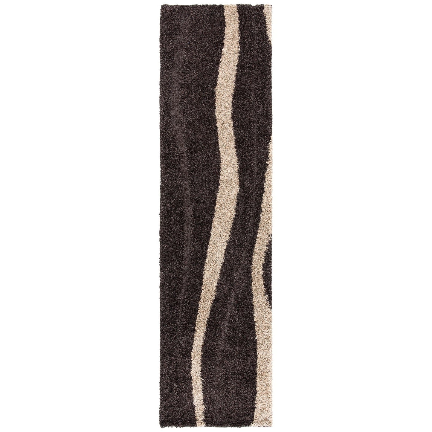 Tapis SAFAVIEH Florida Shag Ariola Stripe de 3 cm d'épaisseur