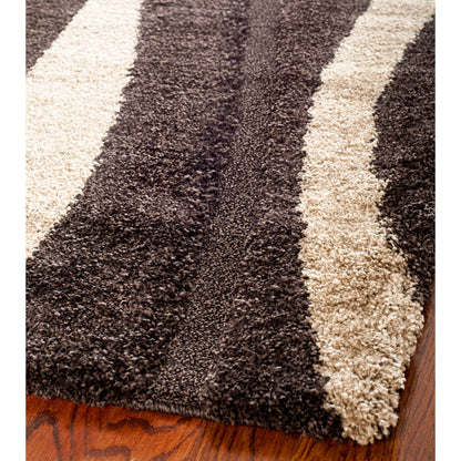 Tapis SAFAVIEH Florida Shag Ariola Stripe de 3 cm d'épaisseur