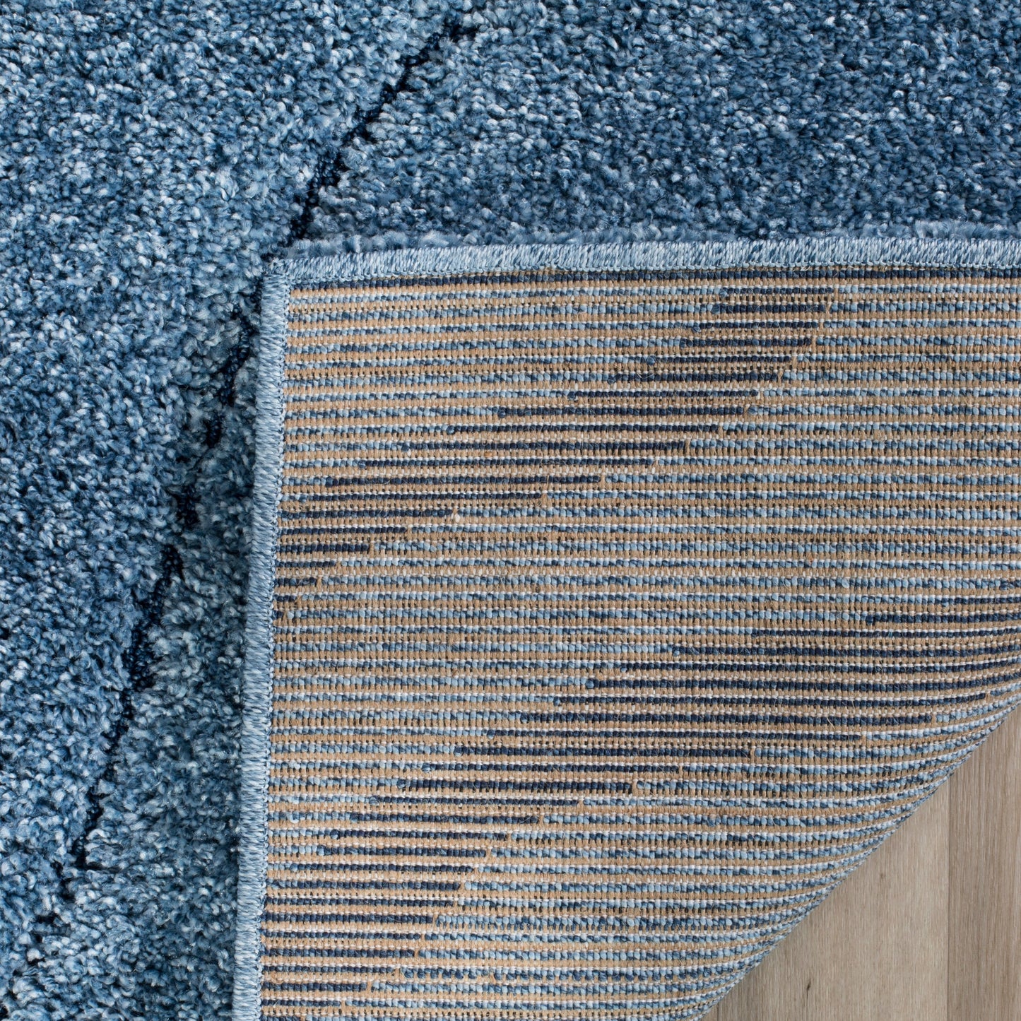 SAFAVIEH Florida Shag Borbala Ondulations douces et sereines 3 cm d'épaisseur