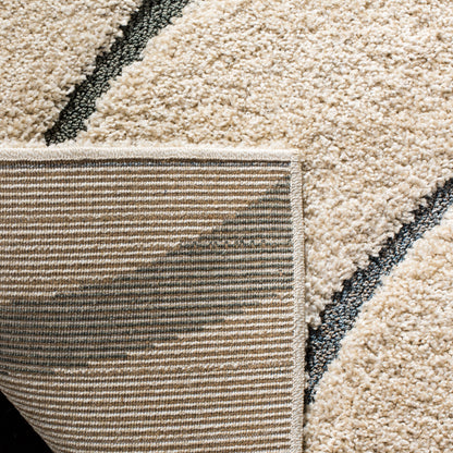 SAFAVIEH Florida Shag Borbala Ondulations douces et sereines 3 cm d'épaisseur