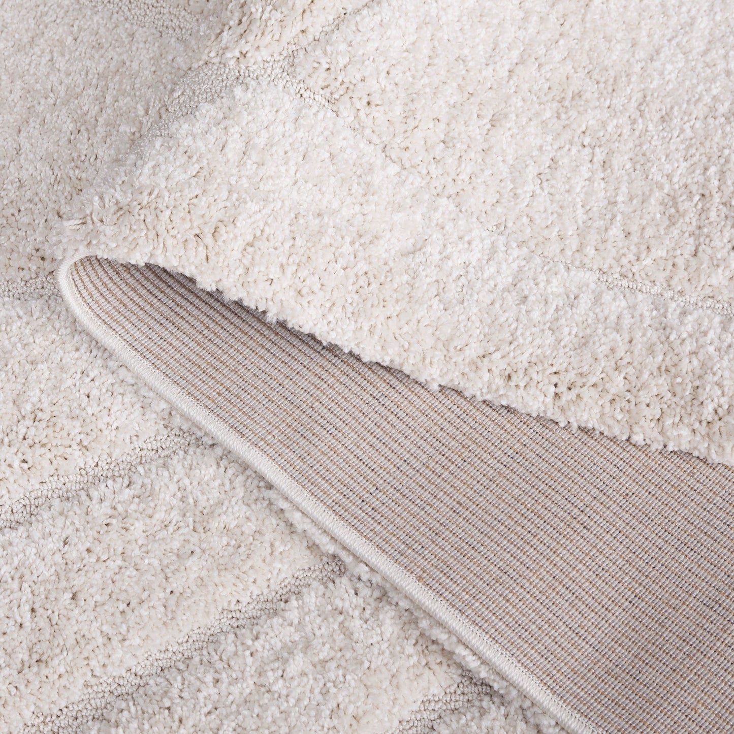 Tapis SAFAVIEH Florida Shag Staka Abstract Waves de 3 cm d'épaisseur