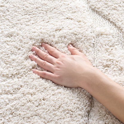 Tapis SAFAVIEH Florida Shag Staka Abstract Waves de 3 cm d'épaisseur