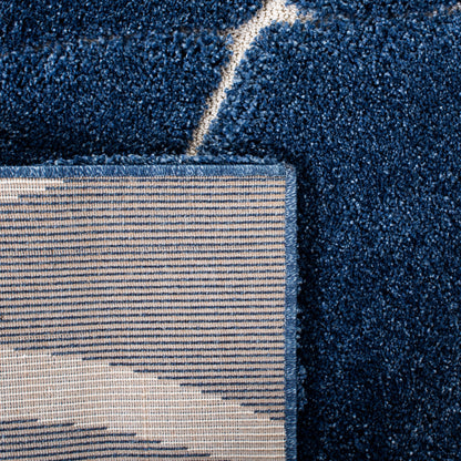 Tapis SAFAVIEH Florida Shag Staka Abstract Waves de 3 cm d'épaisseur