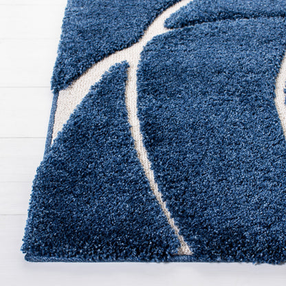 Tapis SAFAVIEH Florida Shag Staka Abstract Waves de 3 cm d'épaisseur