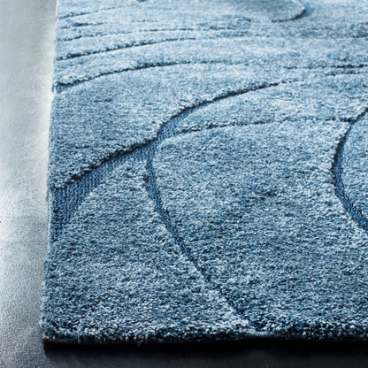 Tapis SAFAVIEH Florida Shag Staka Abstract Waves de 3 cm d'épaisseur