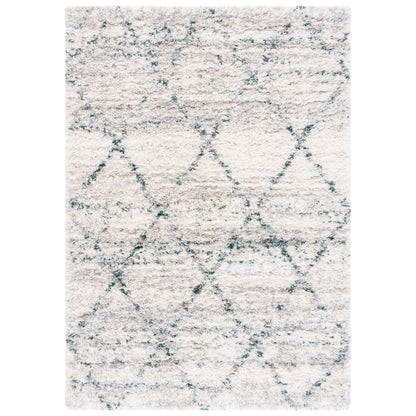 Tapis SAFAVIEH Fontana Shag Marye Modern Trellis de 5 cm d'épaisseur