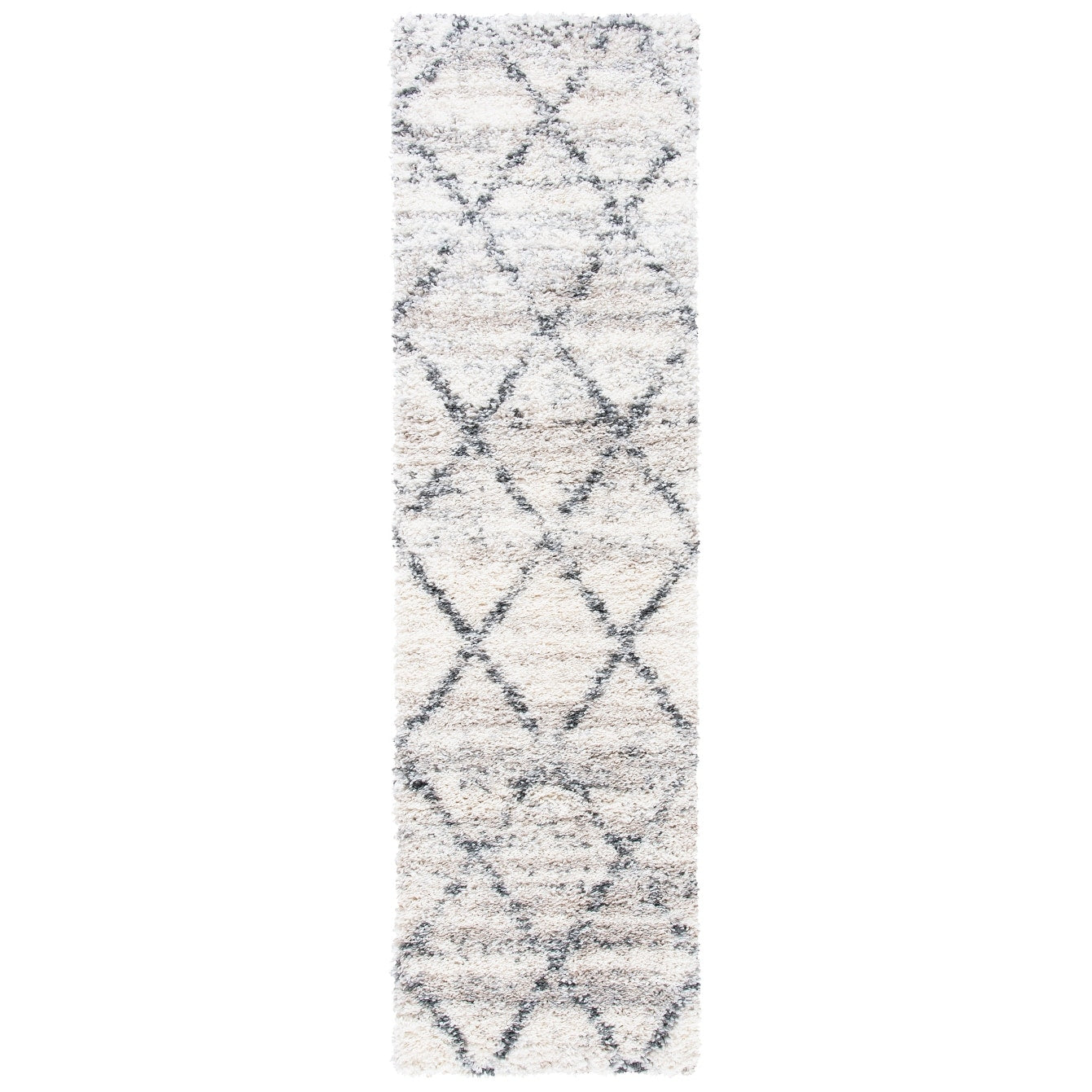 Tapis SAFAVIEH Fontana Shag Marye Modern Trellis de 5 cm d'épaisseur