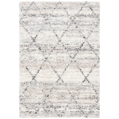 Tapis SAFAVIEH Fontana Shag Marye Modern Trellis de 5 cm d'épaisseur