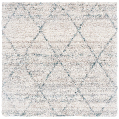 Tapis SAFAVIEH Fontana Shag Marye Modern Trellis de 5 cm d'épaisseur