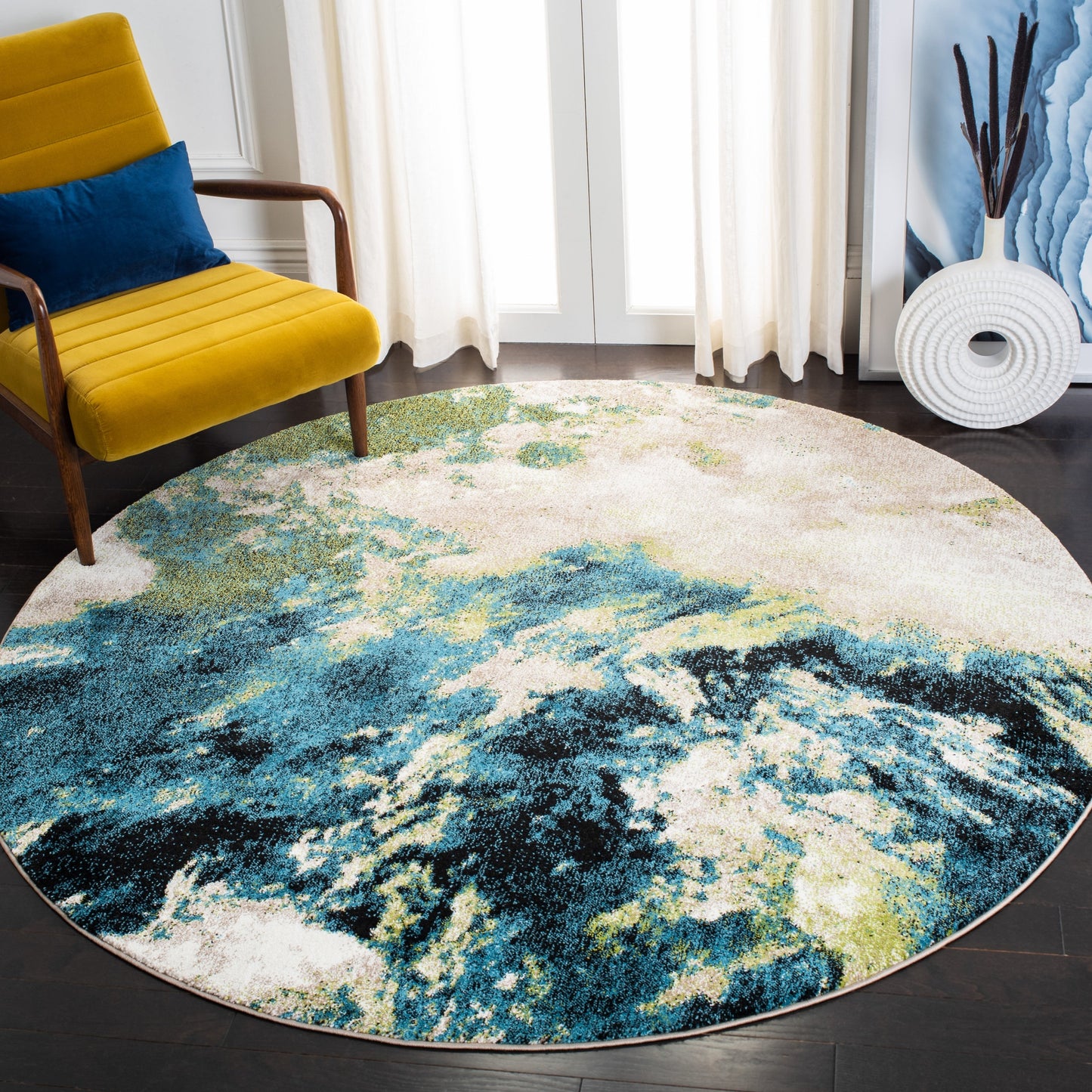 Tapis abstrait moderne SAFAVIEH Glacier Beno