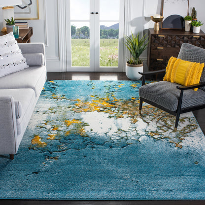 SAFAVIEH Tapis abstrait moderne Glacier Bertille