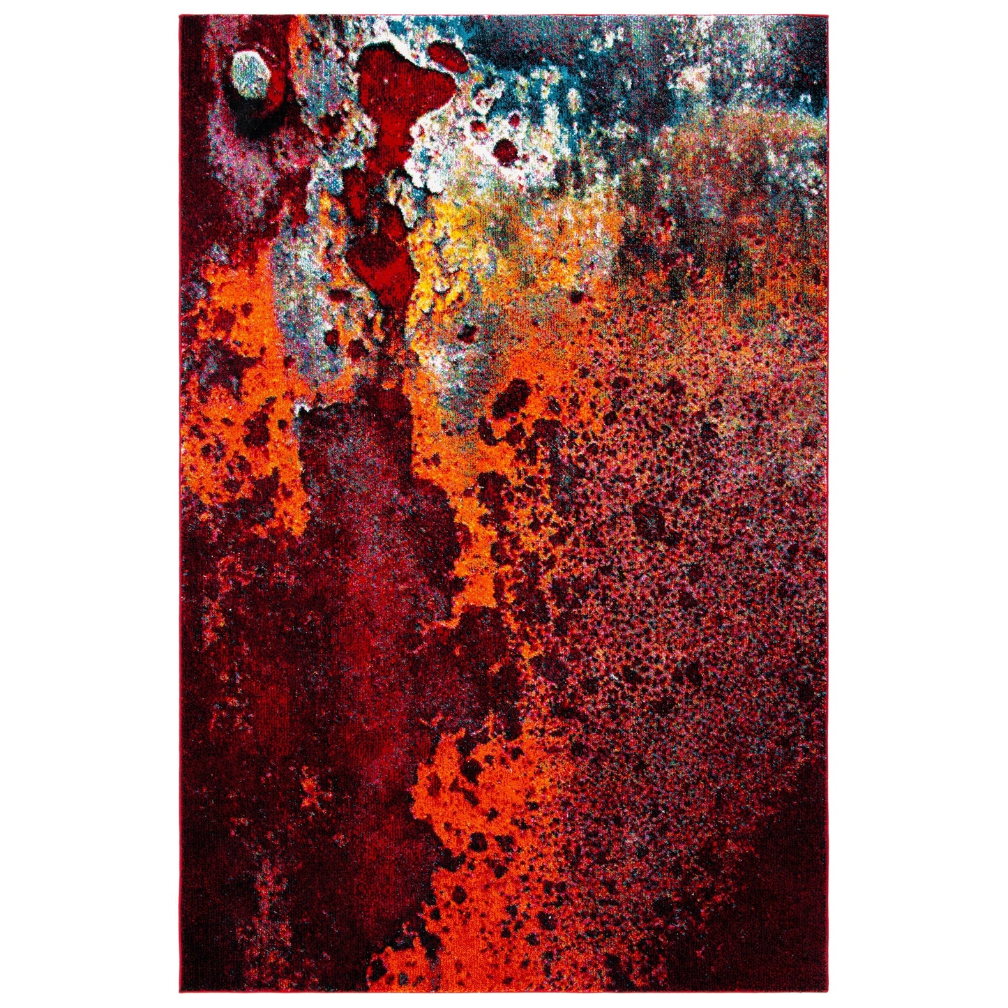 Tapis abstrait moderne SAFAVIEH Glacier Honey Watercolor