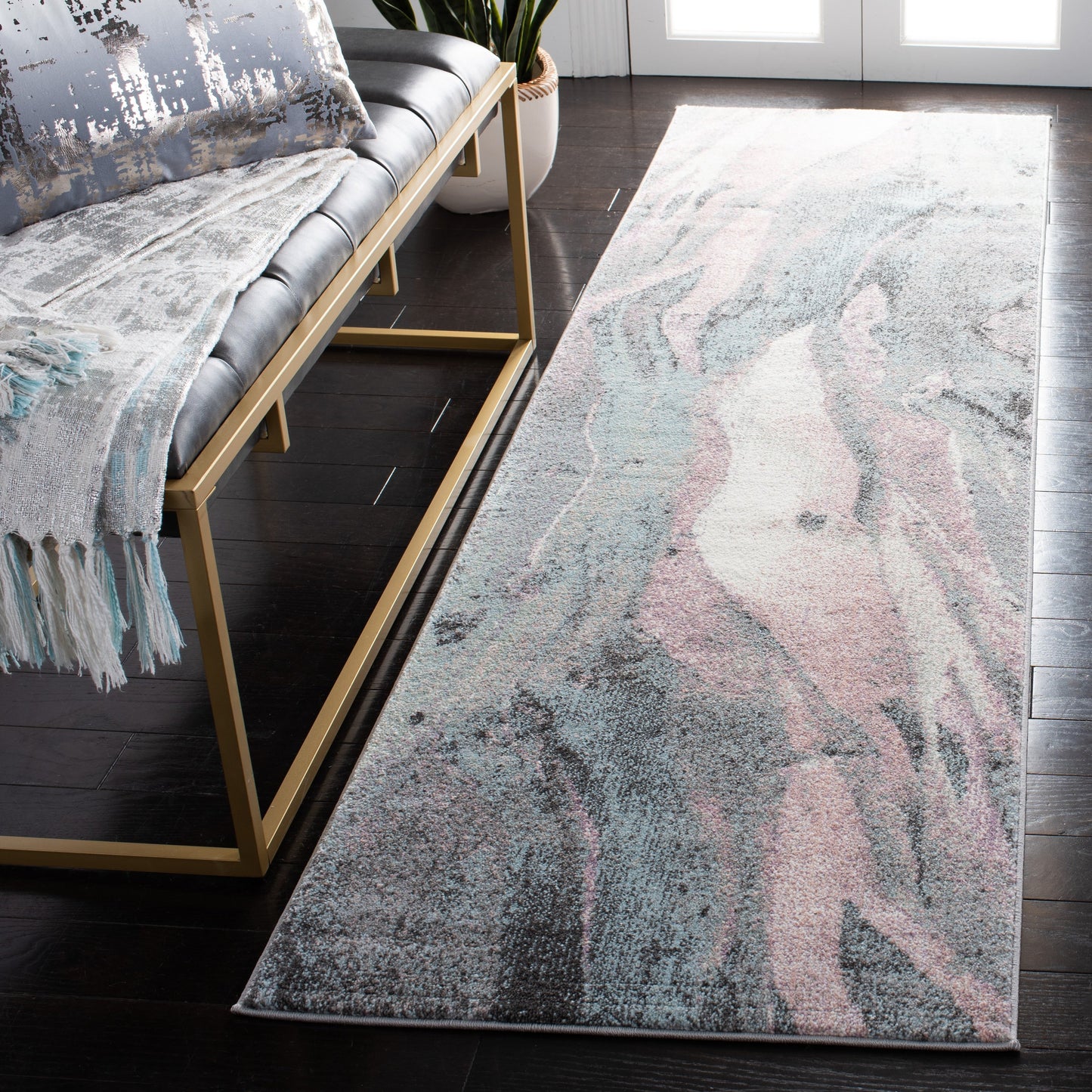Tapis SAFAVIEH Glacier Verity moderne abstrait