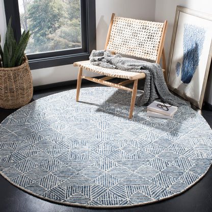 Tapis moderne en laine SAFAVIEH fait main, abstrait, Harmonna
