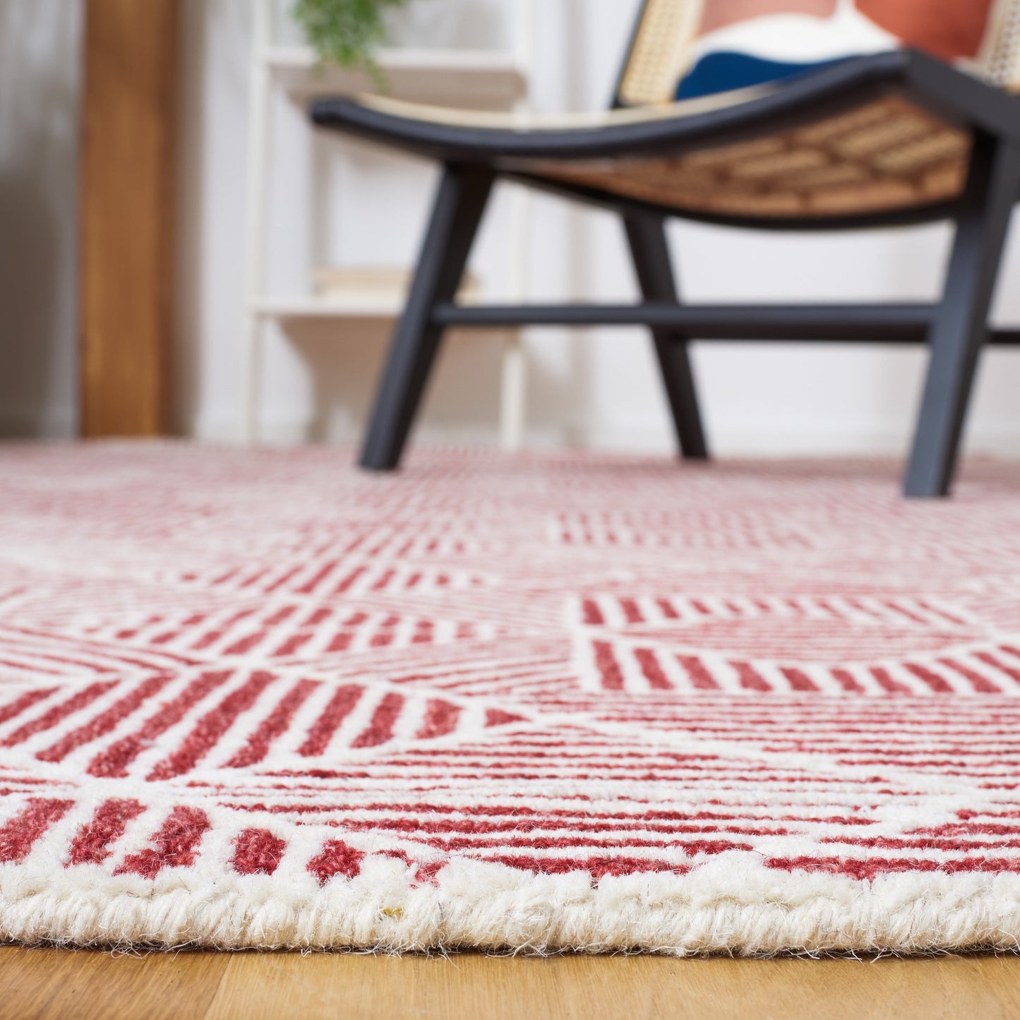 Tapis moderne en laine SAFAVIEH fait main, abstrait, Harmonna