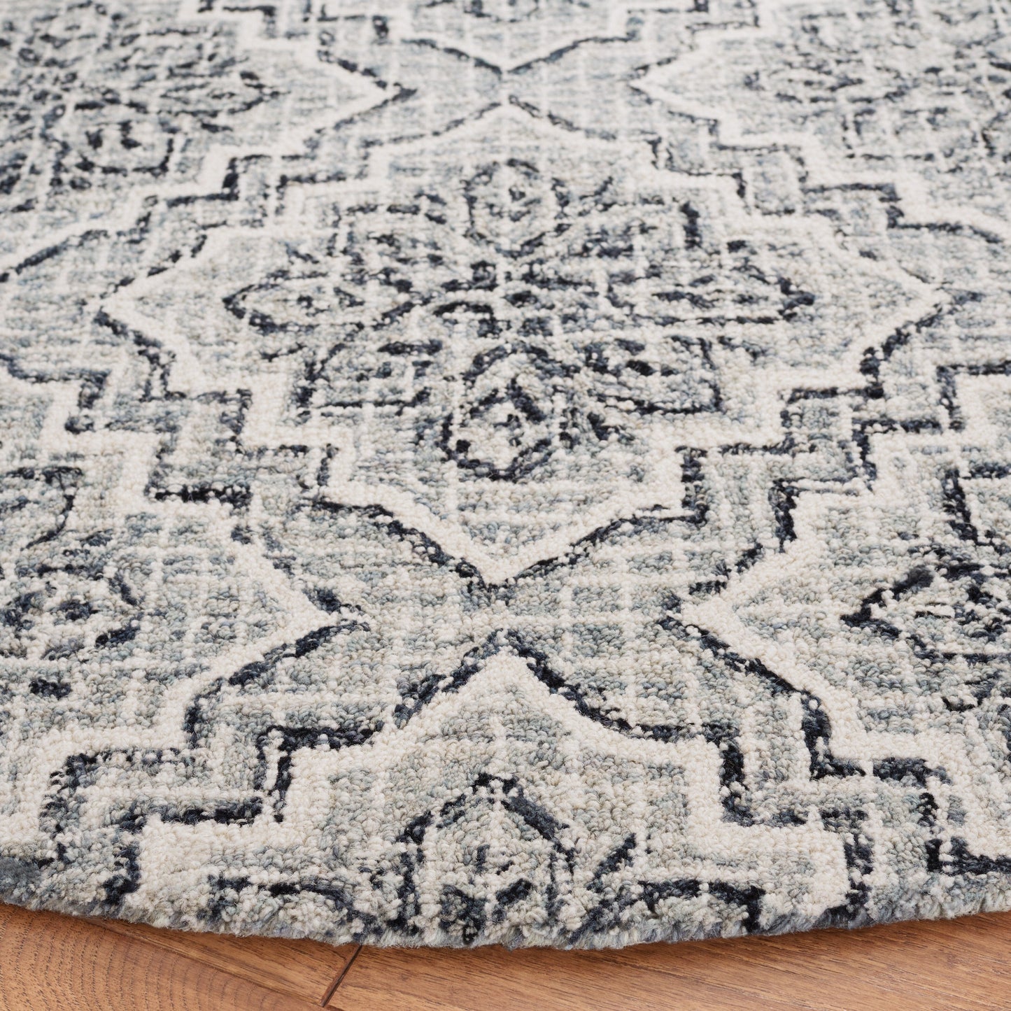 SAFAVIEH Tapis moderne abstrait en laine Ingegerd fait à la main