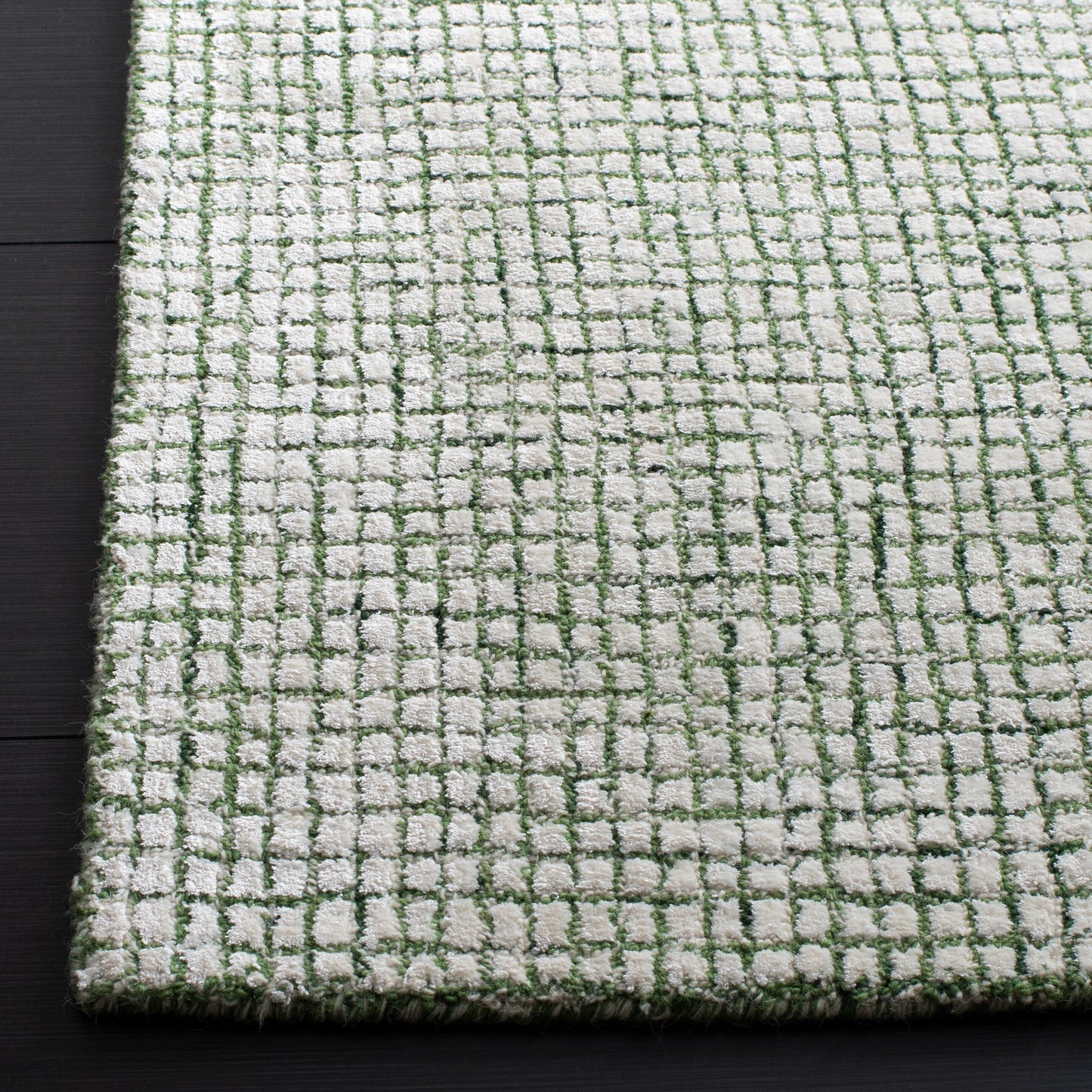 Tapis moderne en viscose SAFAVIEH fait main, abstrait, Marikka