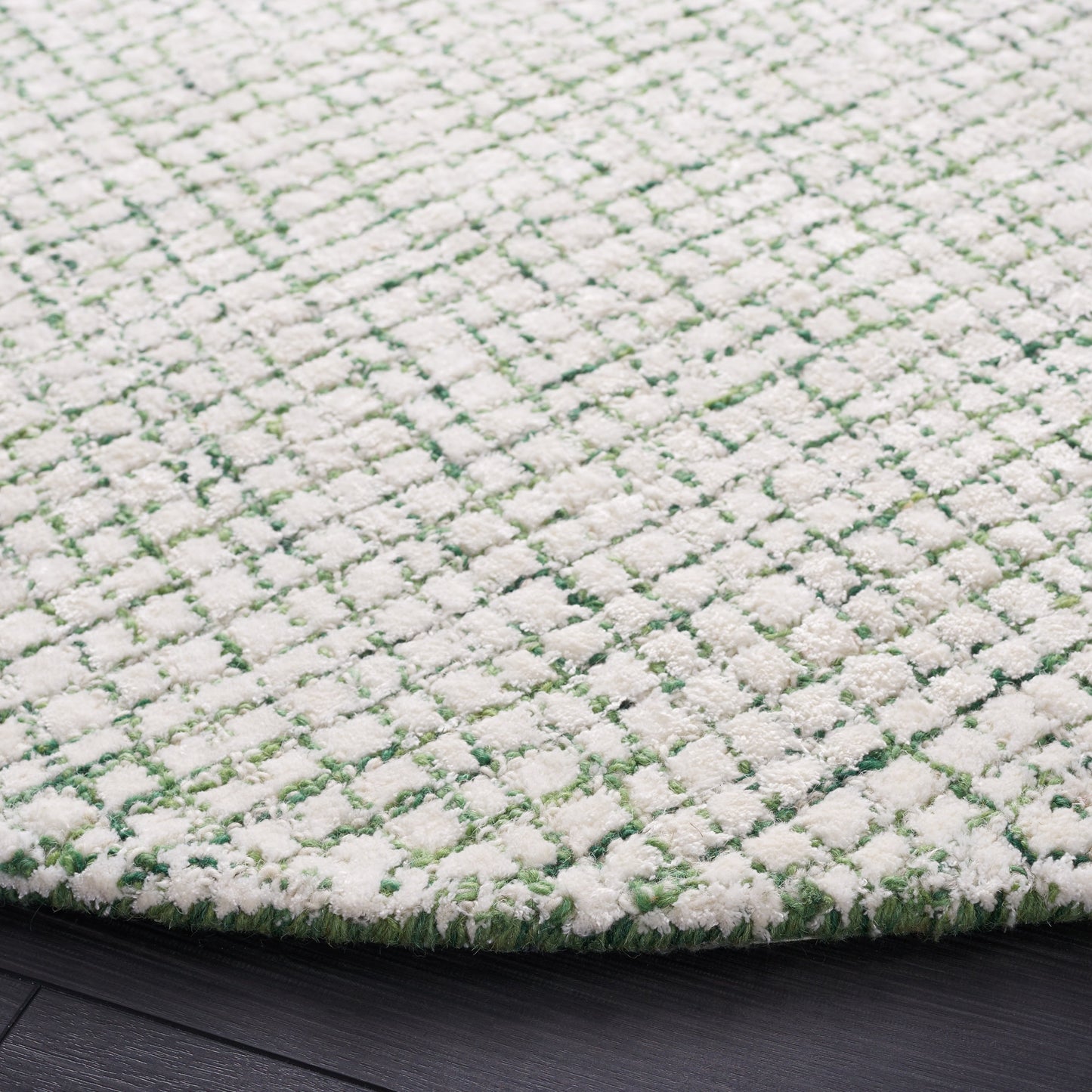 Tapis moderne en viscose SAFAVIEH fait main, abstrait, Marikka