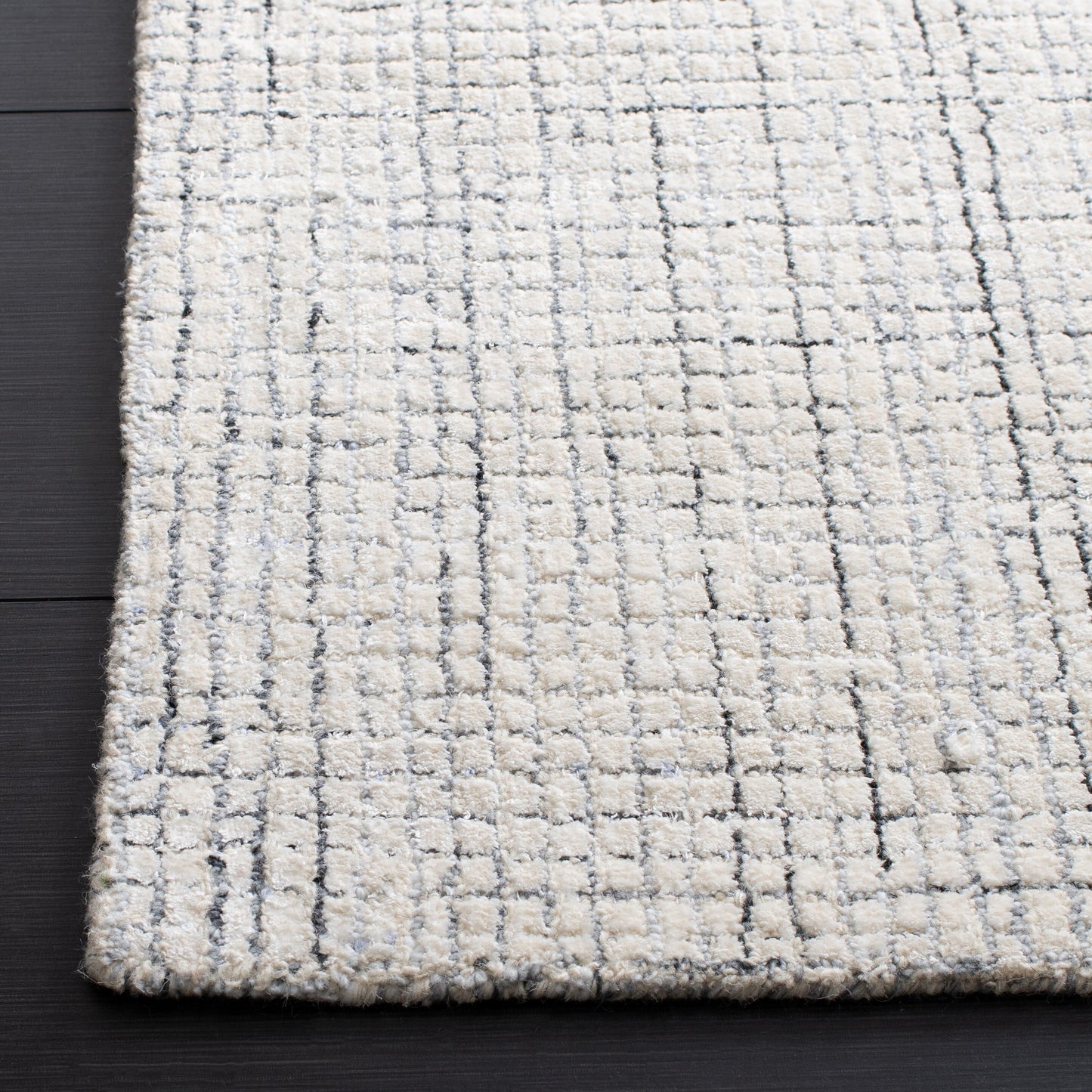 Tapis moderne en viscose SAFAVIEH fait main, abstrait, Marikka