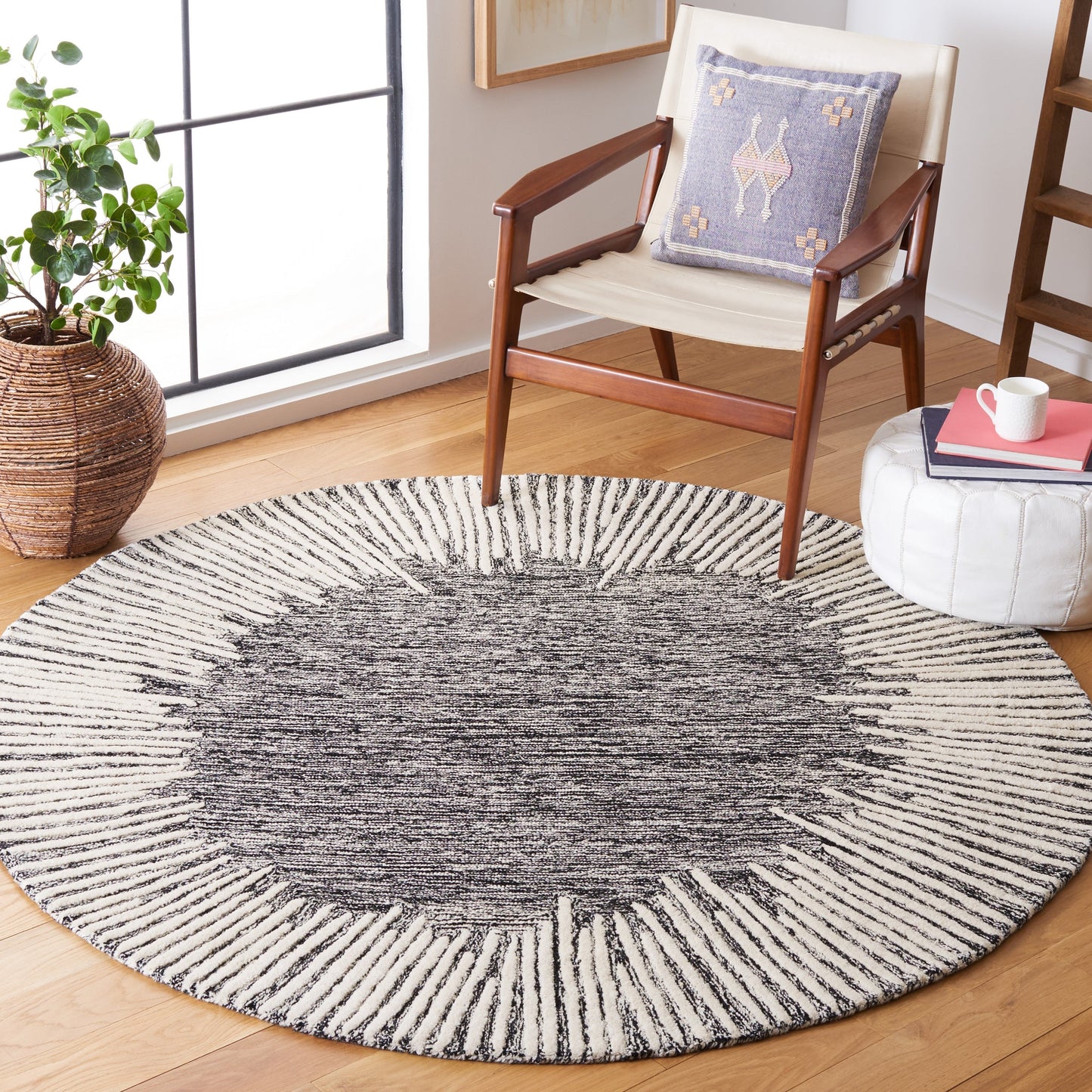 Tapis moderne en laine abstrait Sofoula fait main SAFAVIEH