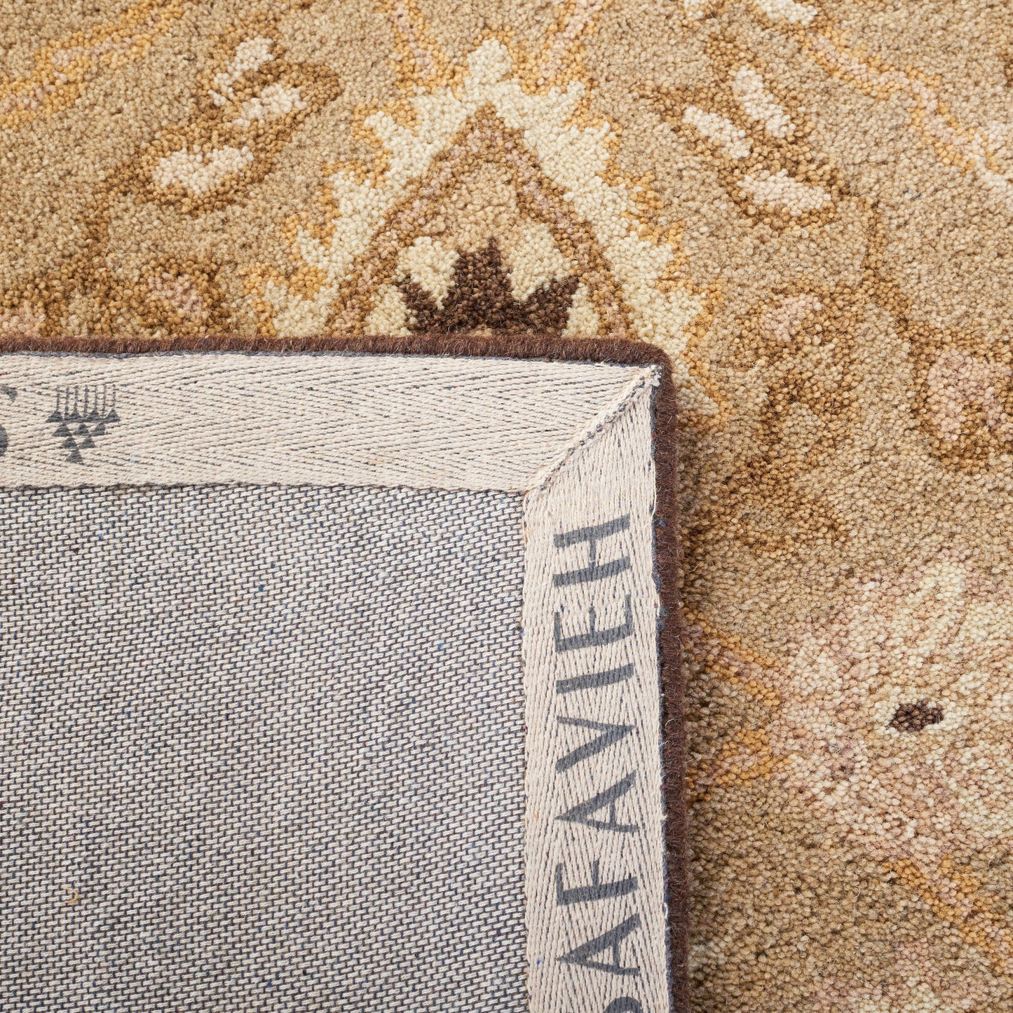 Tapis oriental traditionnel SAFAVIEH en laine filée à la main, Anatolie Renelle, fait main