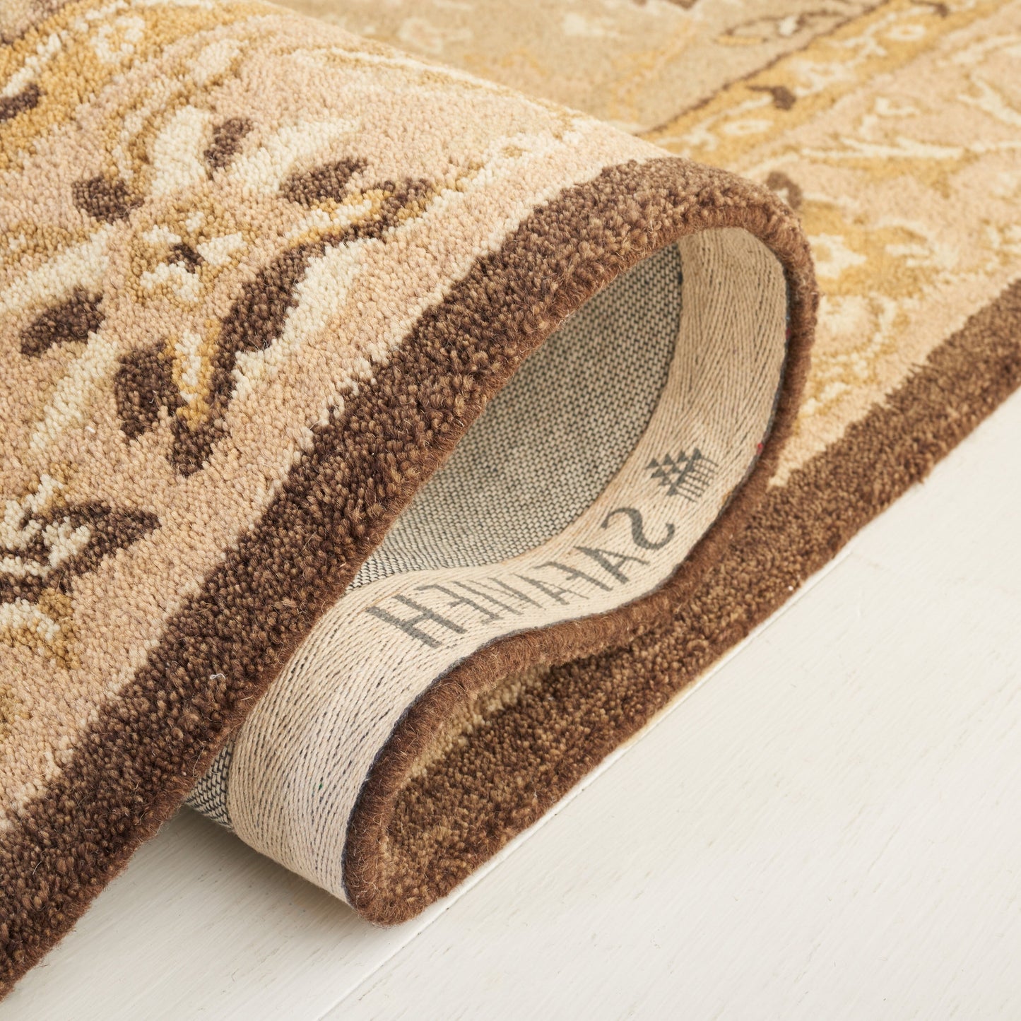 Tapis oriental traditionnel SAFAVIEH en laine filée à la main, Anatolie Renelle, fait main