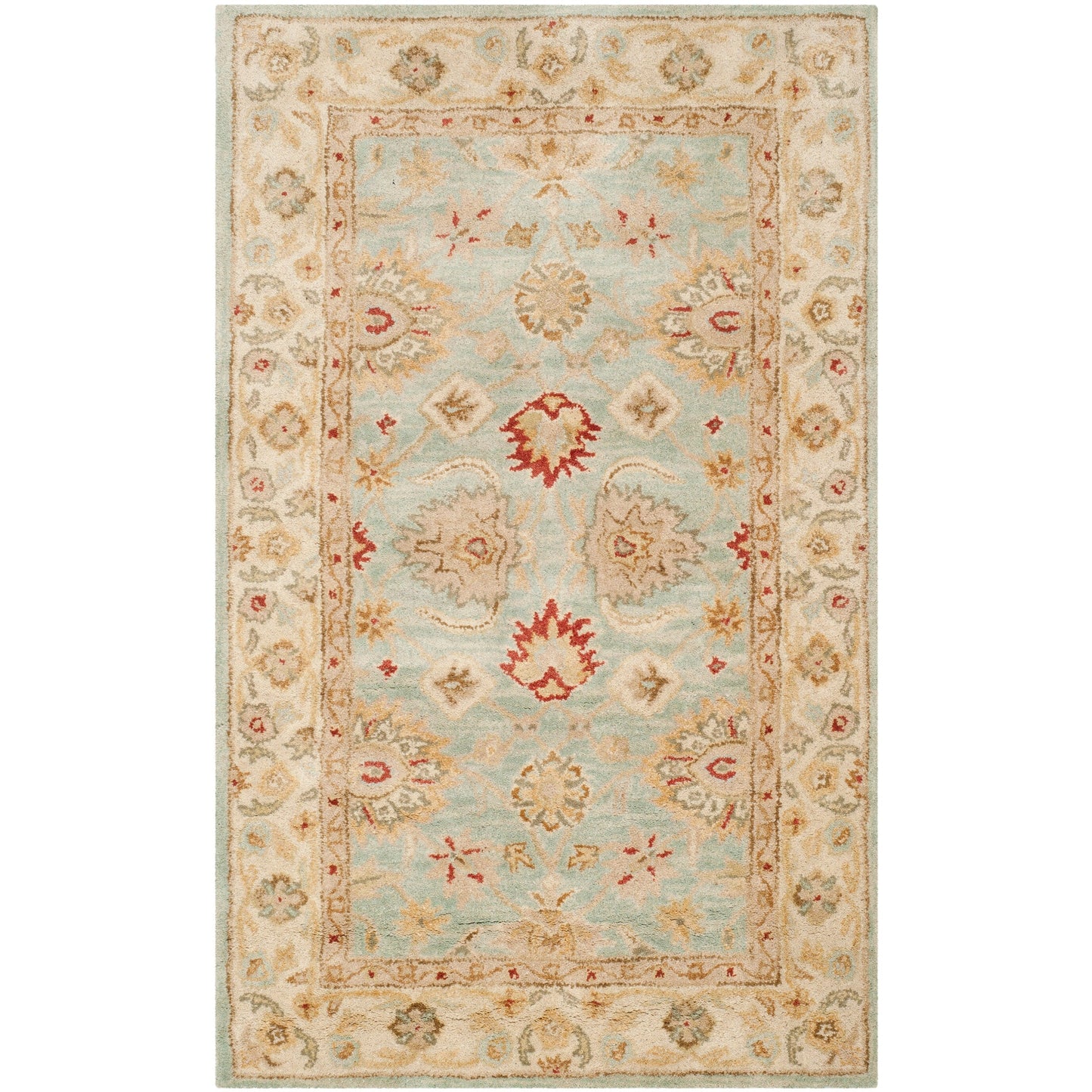 Tapis de sol traditionnel oriental en laine Maysoun fait main SAFAVIEH, style antique