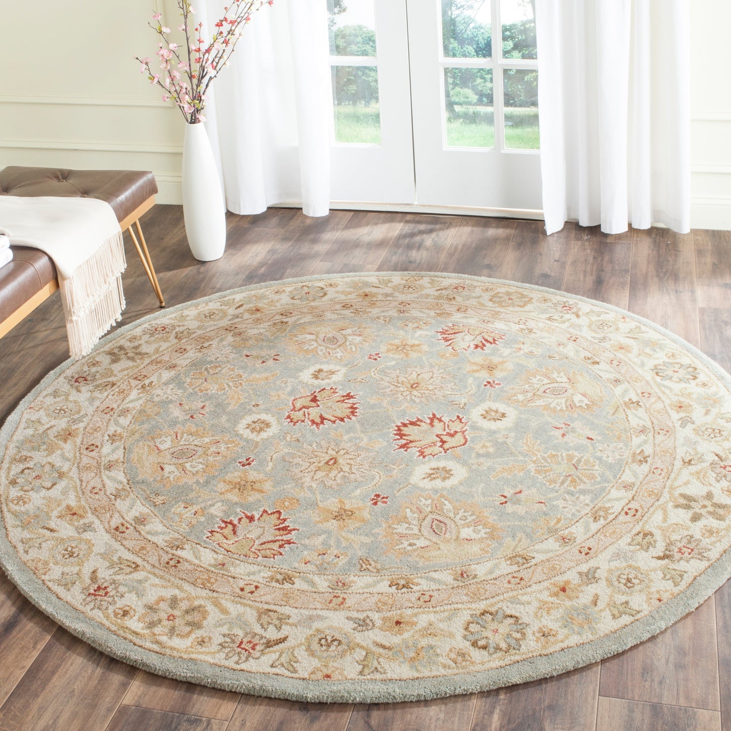 Tapis de sol traditionnel oriental en laine Maysoun fait main SAFAVIEH, style antique