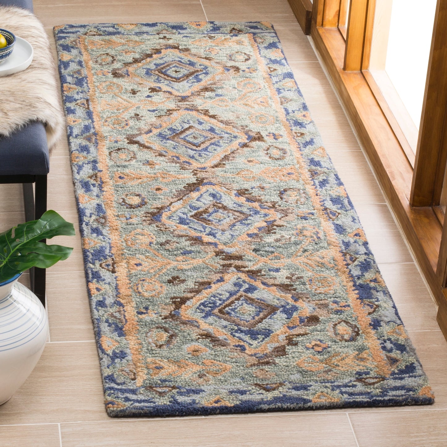 Tapis SAFAVIEH fait main en laine Aspen Ermira Boho Tribal