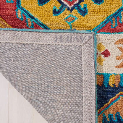 SAFAVIEH Tapis tribal en laine Aspen Geesche Boho fait à la main