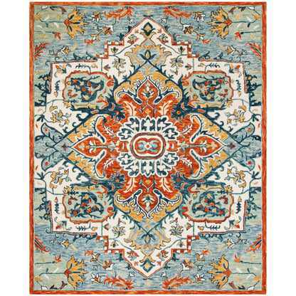 Tapis en laine Aspen Hagar Boho Medallion fait main SAFAVIEH