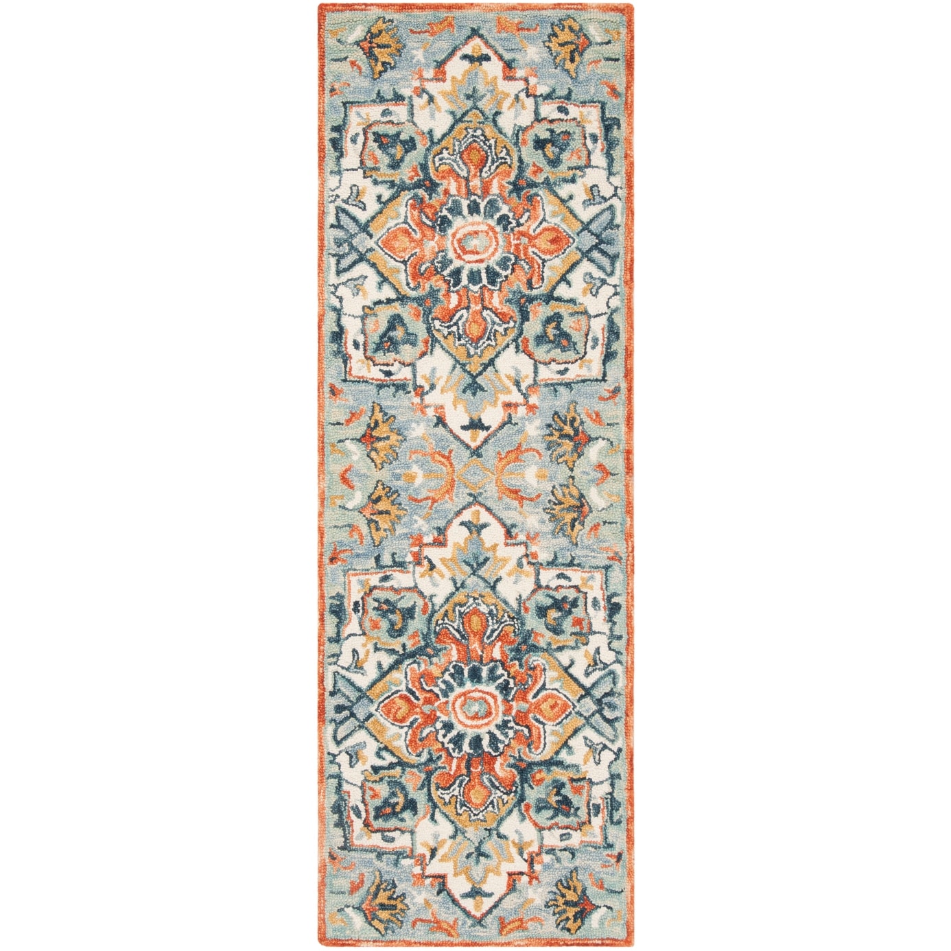 Tapis en laine Aspen Hagar Boho Medallion fait main SAFAVIEH