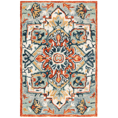 Tapis en laine Aspen Hagar Boho Medallion fait main SAFAVIEH