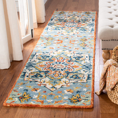 Tapis en laine Aspen Hagar Boho Medallion fait main SAFAVIEH
