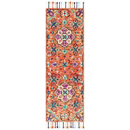 Tapis SAFAVIEH fait main en laine Aspen Irmingard Boho Tribal à médaillon