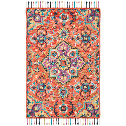 Tapis SAFAVIEH fait main en laine Aspen Irmingard Boho Tribal à médaillon