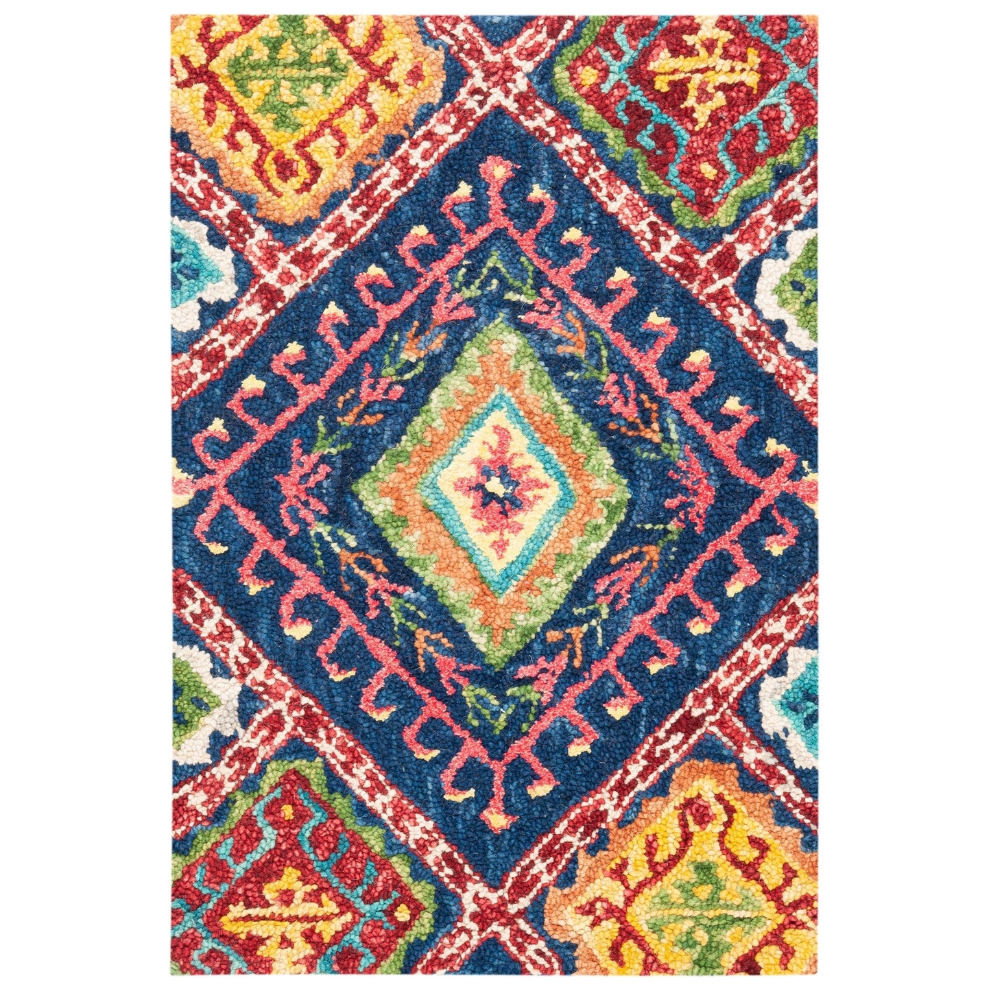 Tapis en laine Aspen Marisca Boho Tribal fait main SAFAVIEH