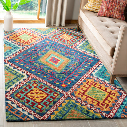 Tapis en laine Aspen Marisca Boho Tribal fait main SAFAVIEH