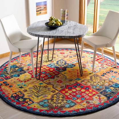 Tapis en laine Aspen Reemtdine Boho Tribal fait main SAFAVIEH