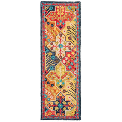 Tapis en laine Aspen Reemtdine Boho Tribal fait main SAFAVIEH
