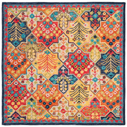 Tapis en laine Aspen Reemtdine Boho Tribal fait main SAFAVIEH