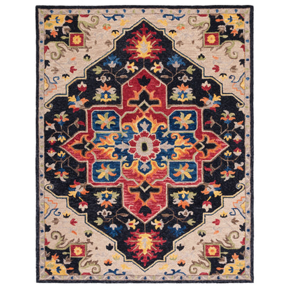 Tapis en laine Aspen Rosmarie Boho Tribal fait main SAFAVIEH