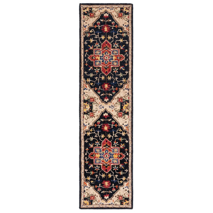 Tapis en laine Aspen Rosmarie Boho Tribal fait main SAFAVIEH
