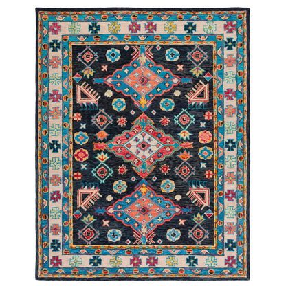SAFAVIEH Tapis en laine bohème Aspen Sigur镁ora fait à la main