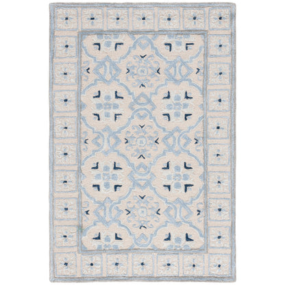 Tapis en laine Bella Rodica moderne à motif floral fait main SAFAVIEH
