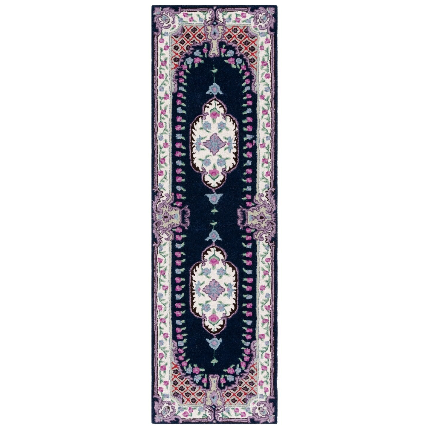 Tapis en laine SAFAVIEH fait main Bellagio Tatevik à médaillon oriental