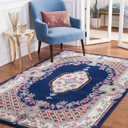 Tapis en laine SAFAVIEH fait main Bellagio Tatevik à médaillon oriental