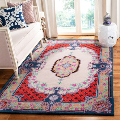 Tapis en laine SAFAVIEH fait main Bellagio Tatevik à médaillon oriental