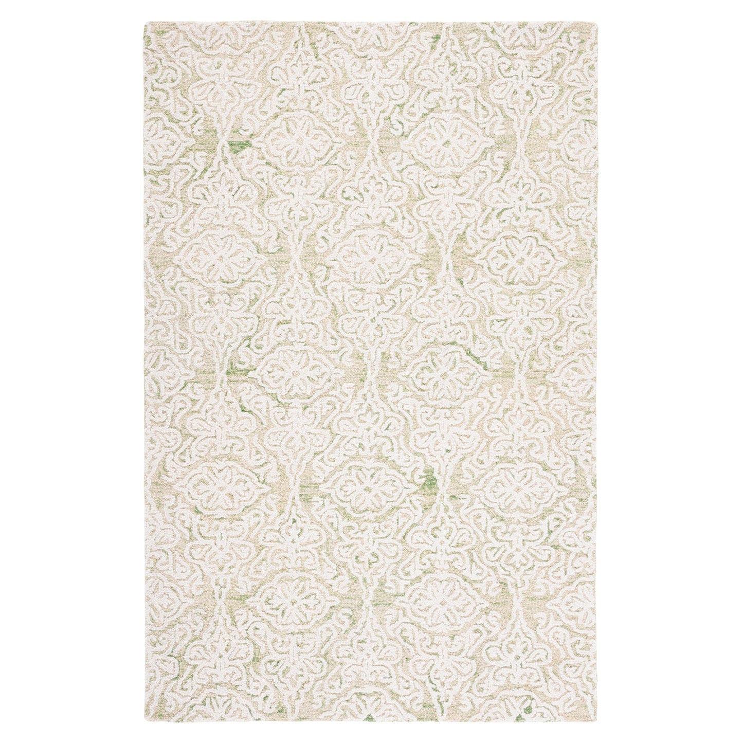 Tapis en laine moderne à motif floral SAFAVIEH fait main Blossom Cateluta