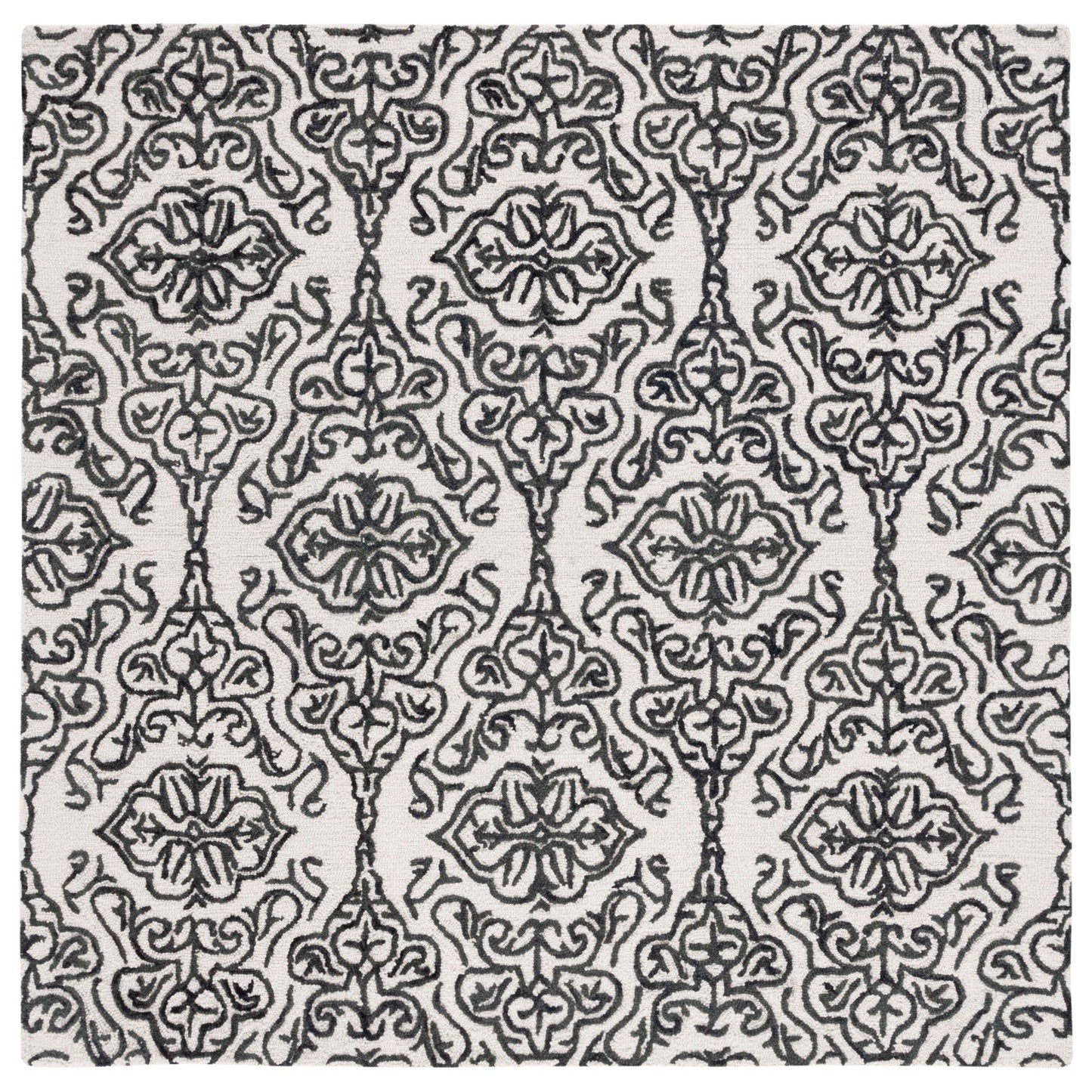 Tapis en laine moderne à motif floral SAFAVIEH fait main Blossom Cateluta